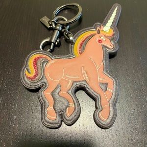 Coach unicorn keychain